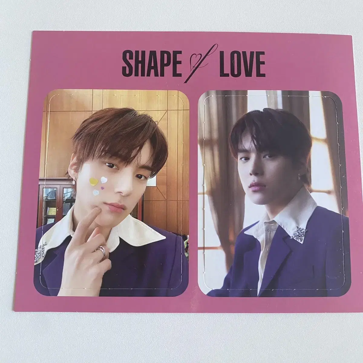 몬스타엑스 shape of love 공쇼 특전 민혁 미개봉